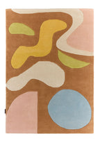 Rayon tendre – Tapis en laine design aux couleurs pastel Rayon tendre