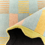 Rayon tendre – Tapis en laine coloré Rayon tendre