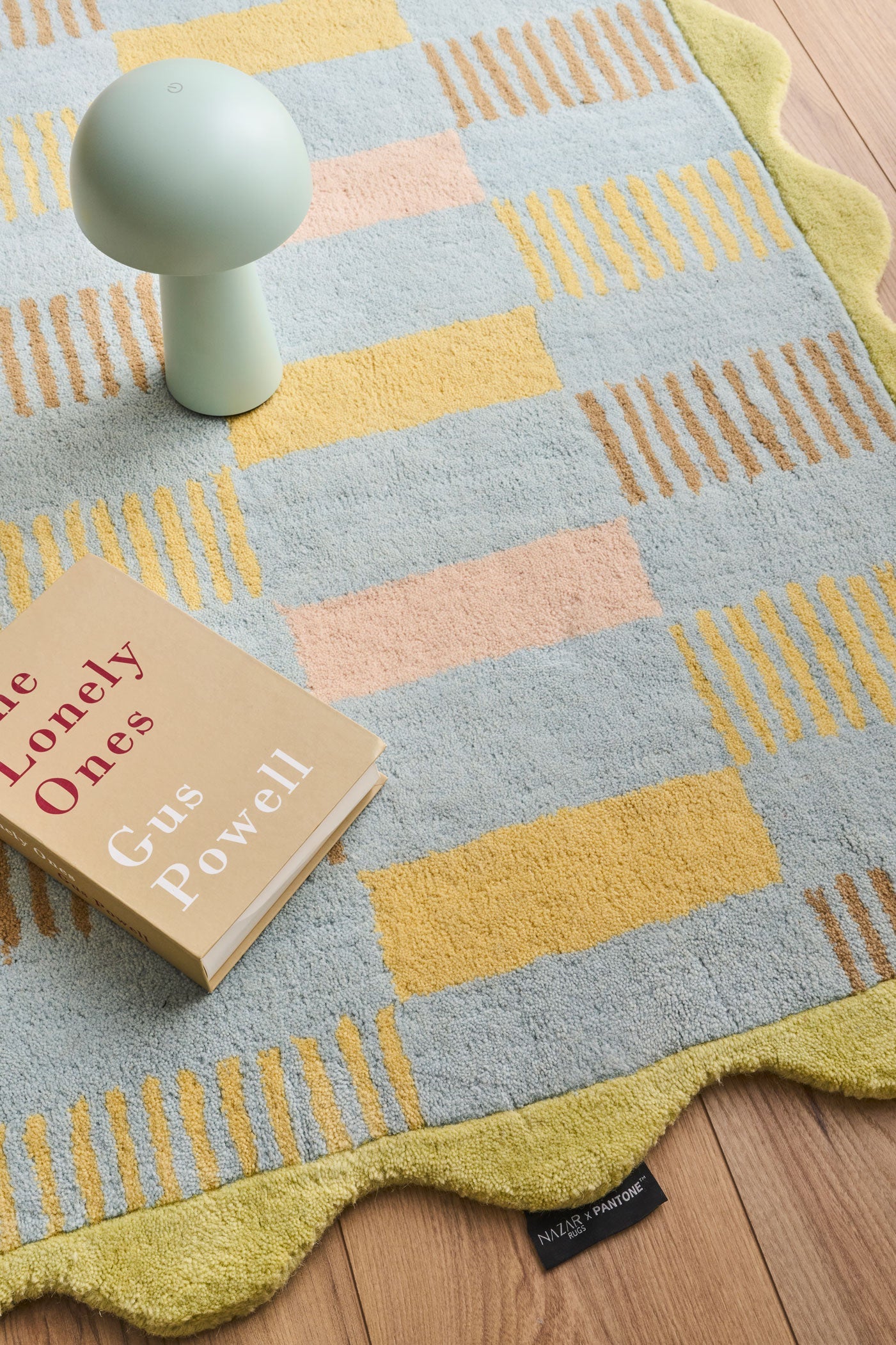 Rayon tendre – Tapis en laine coloré Rayon tendre