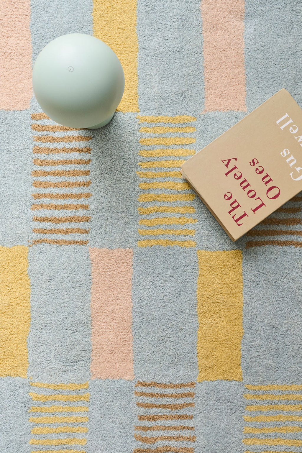 Rayon tendre – Tapis en laine coloré Rayon tendre