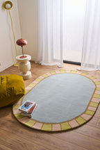 Rayon tendre – Tapis en laine aux teintes pastel Rayon tendre