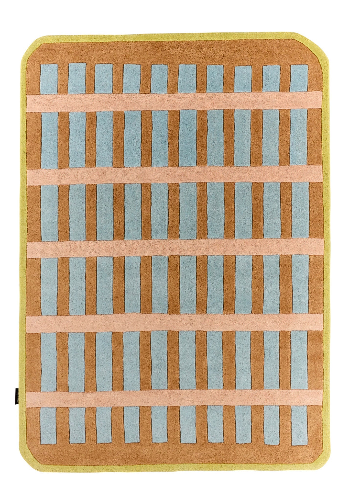 Rayon tendre – Tapis en laine moderne multicolore Rayon tendre