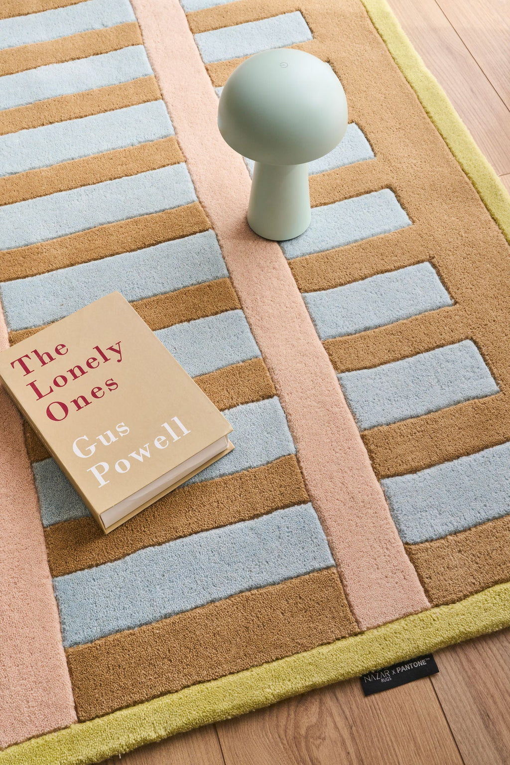 Rayon tendre – Tapis en laine moderne multicolore Rayon tendre