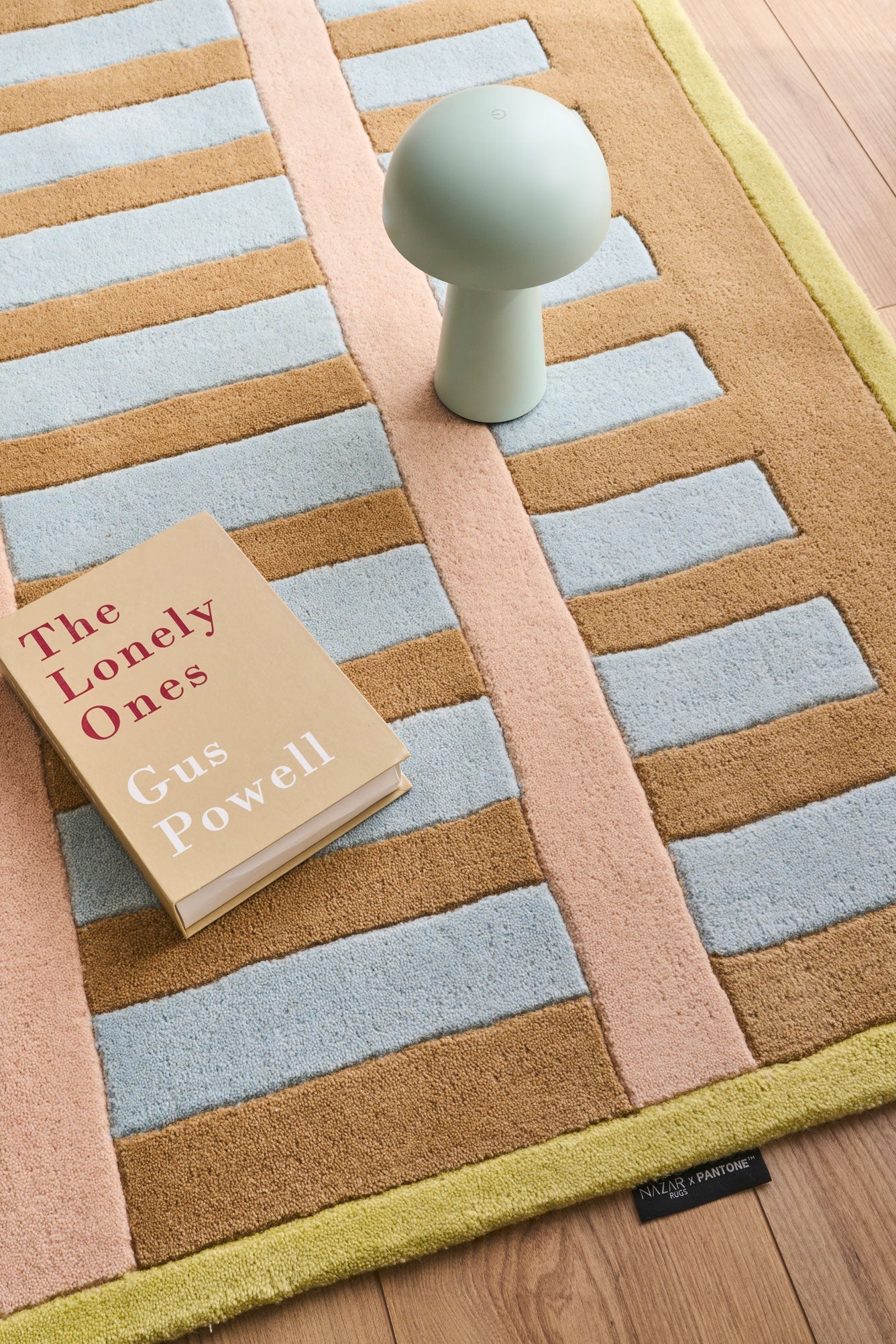 Rayon tendre – Tapis en laine moderne multicolore Rayon tendre