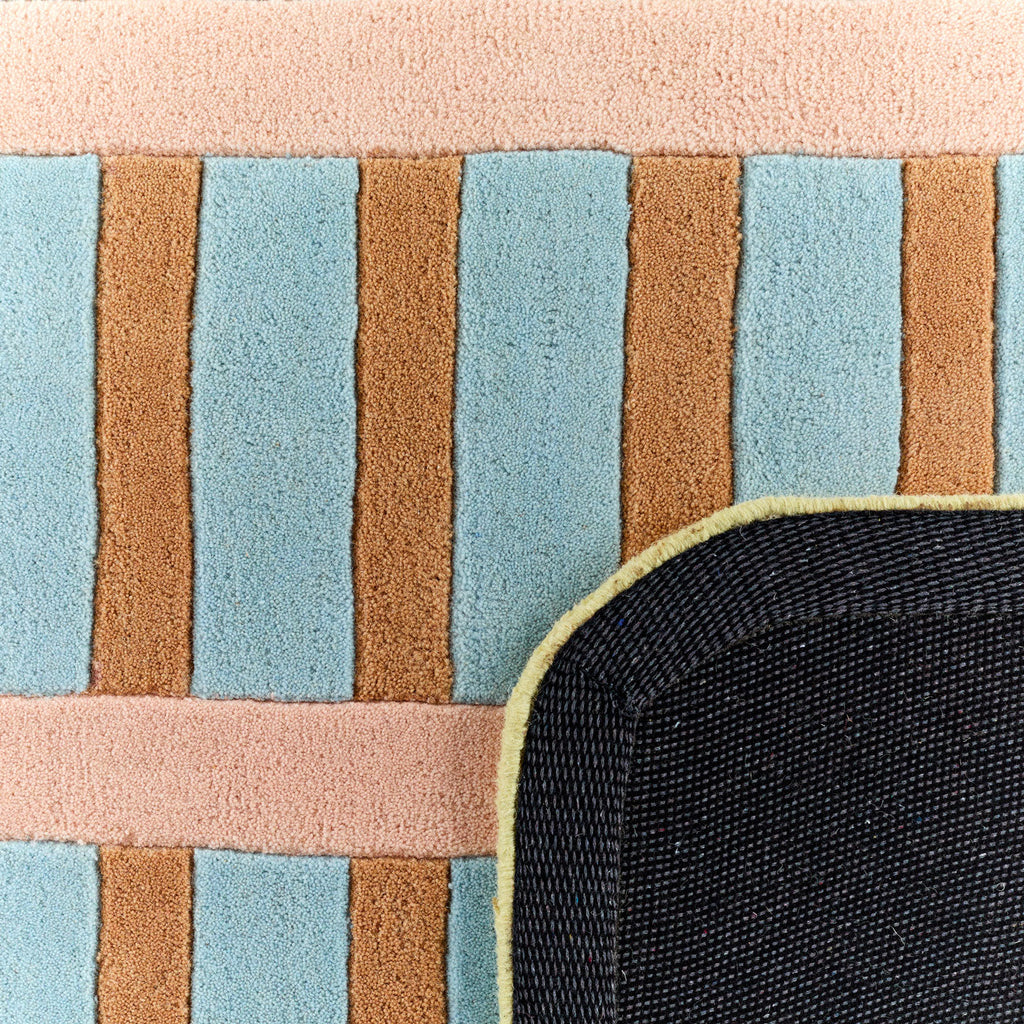 Rayon tendre – Tapis en laine moderne multicolore Rayon tendre