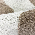 TERRA DEL SOL - Tapis intérieur beige et écru à bords ondulés - TDS1040BEI Nazar rugs