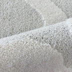 TERRA DEL SOL - Tapis intérieur crème à bords ondulés - TDS1040CRE Nazar rugs