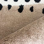 TERRA DEL SOL - Tapis intérieur rectangulaire beige et écru à pois noirs - TDS1042BEI Nazar rugs