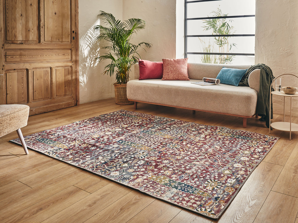 Tapis vintage coloré : RAD037ROU RADOM