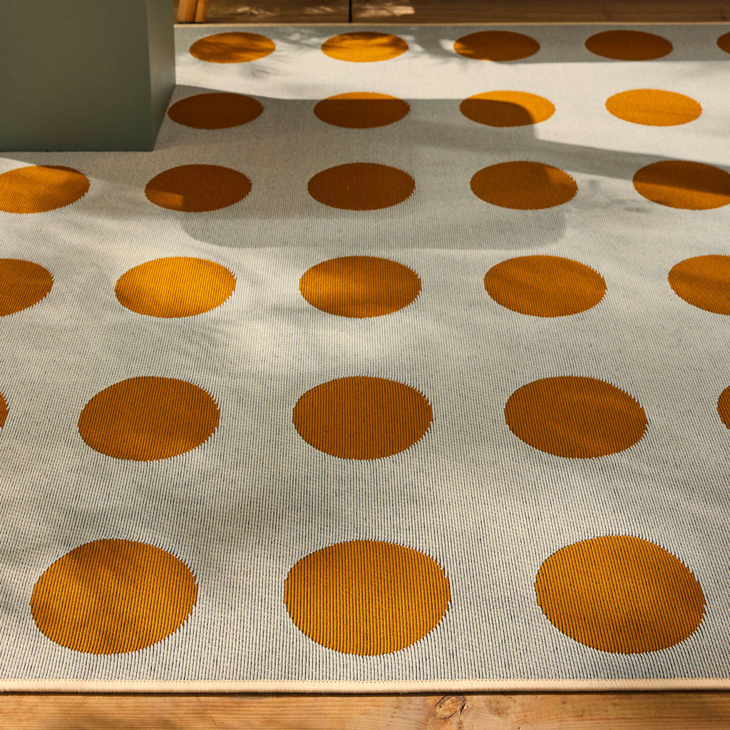 RIVIERA - Tapis d'extérieur bleu à motif cercles - RIV705BLE RIVIERA