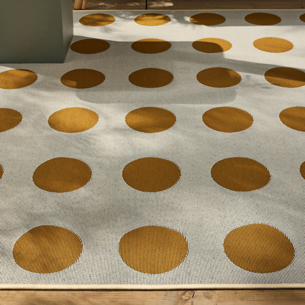RIVIERA - Tapis d'extérieur bleu à motif cercles - RIV705BLE RIVIERA