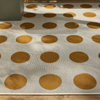 RIVIERA - Tapis d'extérieur bleu à motif cercles - RIV705BLE RIVIERA