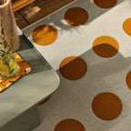 RIVIERA - Tapis d'extérieur bleu à motif cercles - RIV705BLE RIVIERA