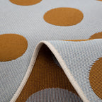 RIVIERA - Tapis d'extérieur bleu à motif cercles - RIV705BLE RIVIERA
