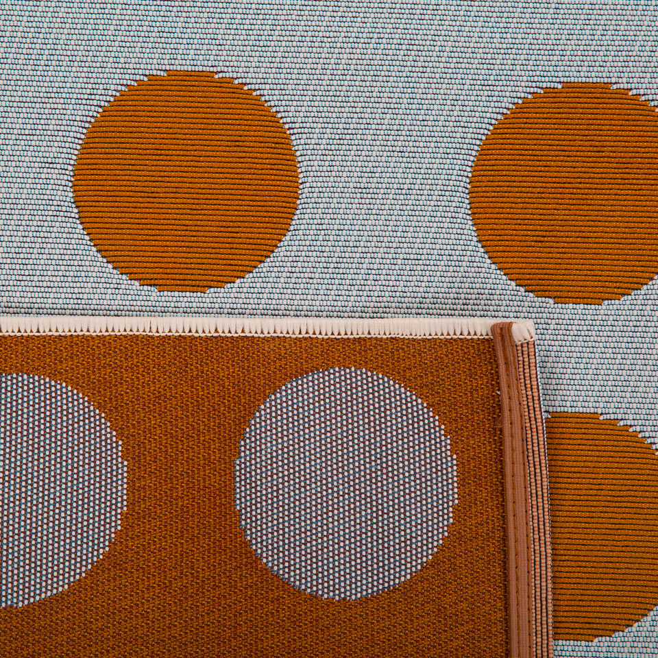 RIVIERA - Tapis d'extérieur bleu à motif cercles - RIV705BLE (Copie) RIVIERA