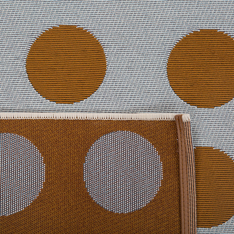 RIVIERA - Tapis d'extérieur bleu à motif cercles - RIV705BLE RIVIERA
