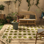 RIVIERA - Tapis d'extérieur crème à motif cercles - RIV705CRE RIVIERA