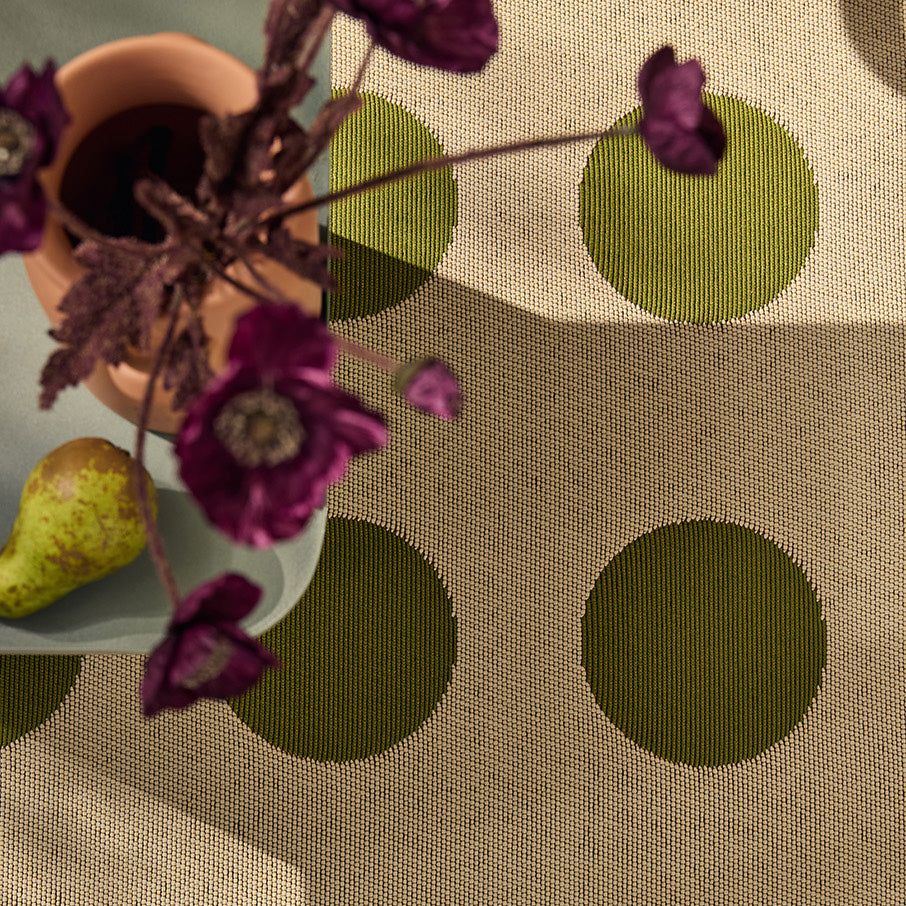 RIVIERA - Tapis d'extérieur crème à motif cercles - RIV705CRE RIVIERA
