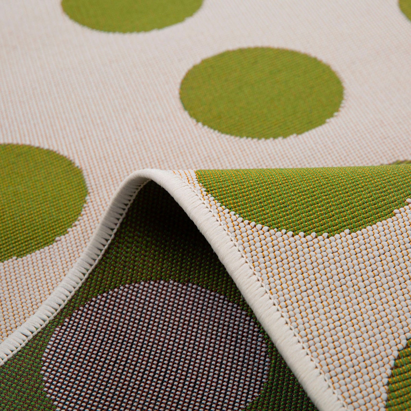 RIVIERA - Tapis d'extérieur crème à motif cercles - RIV705CRE RIVIERA