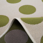 RIVIERA - Tapis d'extérieur crème à motif cercles - RIV705CRE RIVIERA