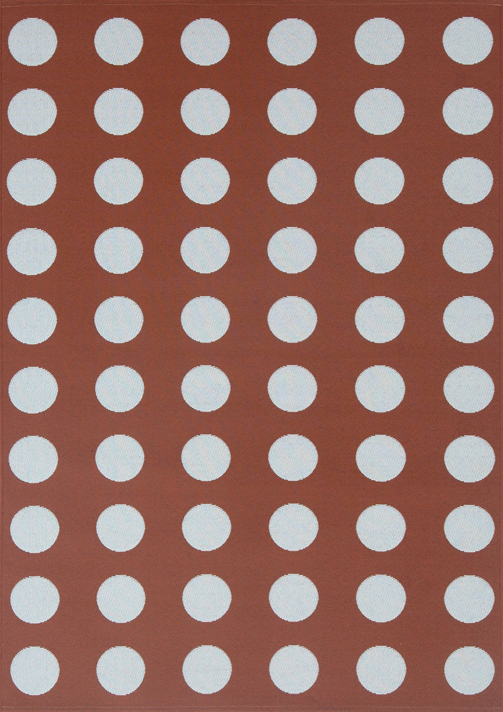 RIVIERA - Tapis d'extérieur marron à motif cercles - RIV705MAR RIVIERA