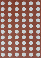 RIVIERA - Tapis d'extérieur marron à motif cercles - RIV705MAR RIVIERA