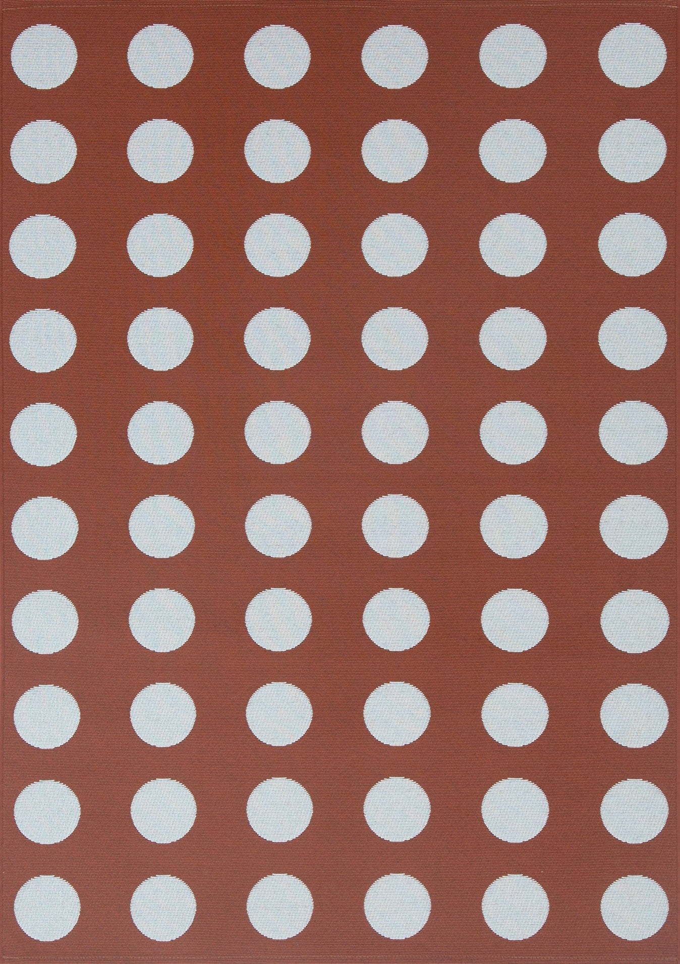 RIVIERA - Tapis d'extérieur marron à motif cercles - RIV705MAR RIVIERA