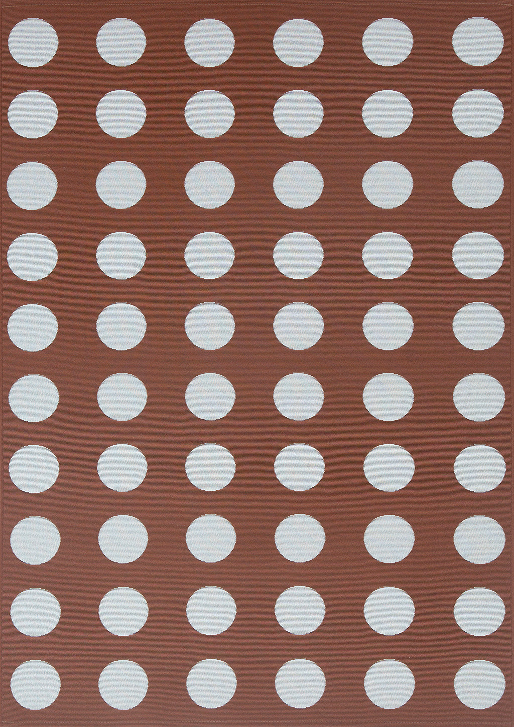RIVIERA - Tapis d'extérieur marron à motif cercles - RIV705MAR RIVIERA
