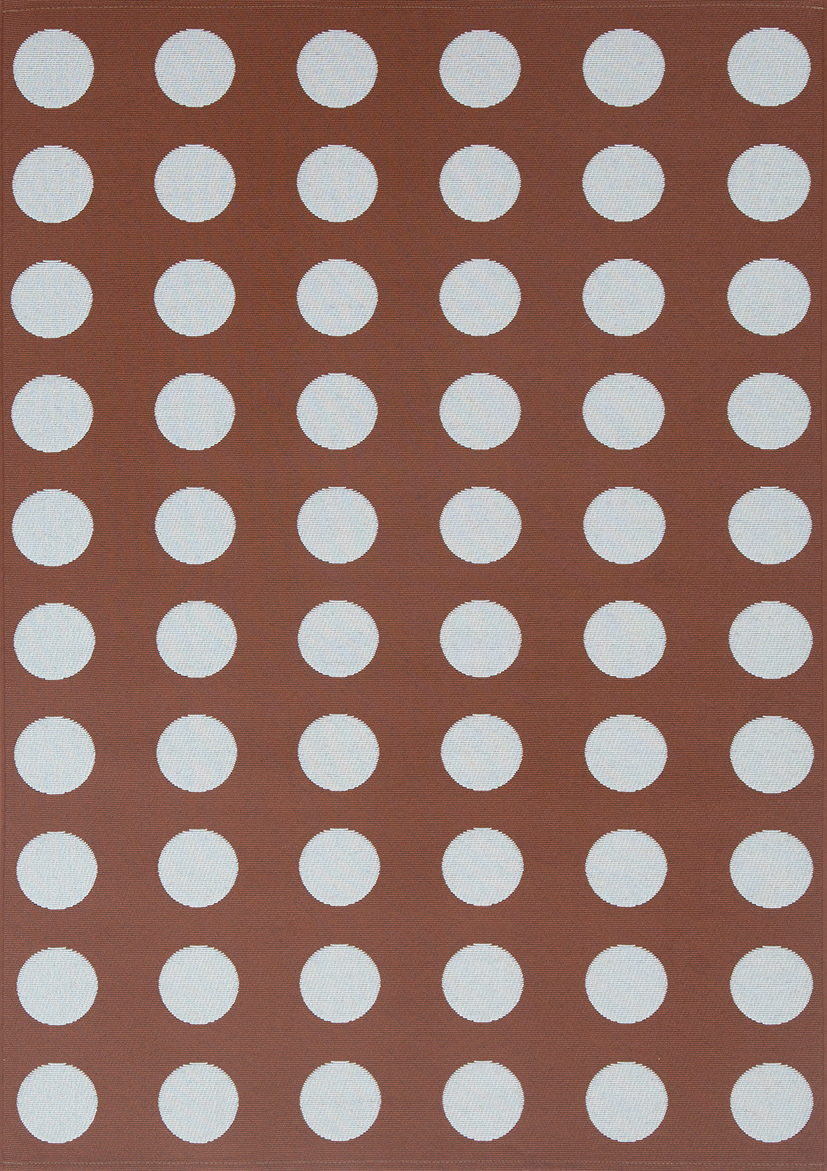 RIVIERA - Tapis d'extérieur marron à motif cercles - RIV705MAR RIVIERA