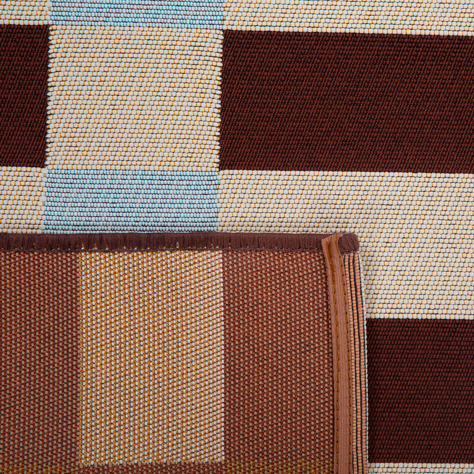 RIVIERA - Tapis d'extérieur au design quadrillé bleu - RIV706BLE RIVIERA