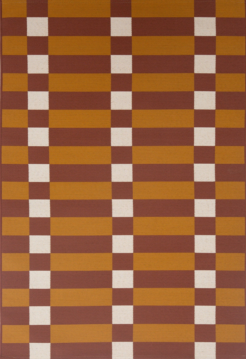 RIVIERA - Tapis d'extérieur au design quadrillé marron - RIV706MAR RIVIERA