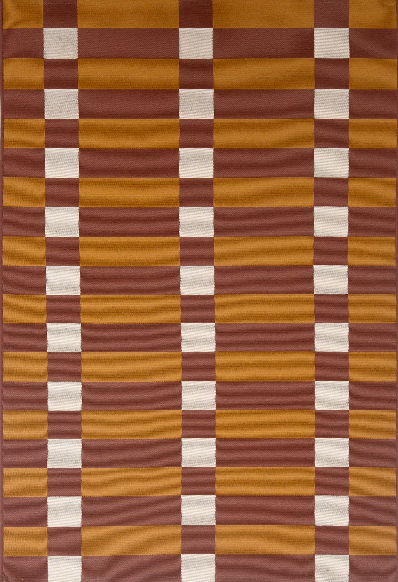 RIVIERA - Tapis d'extérieur au design quadrillé marron - RIV706MAR RIVIERA