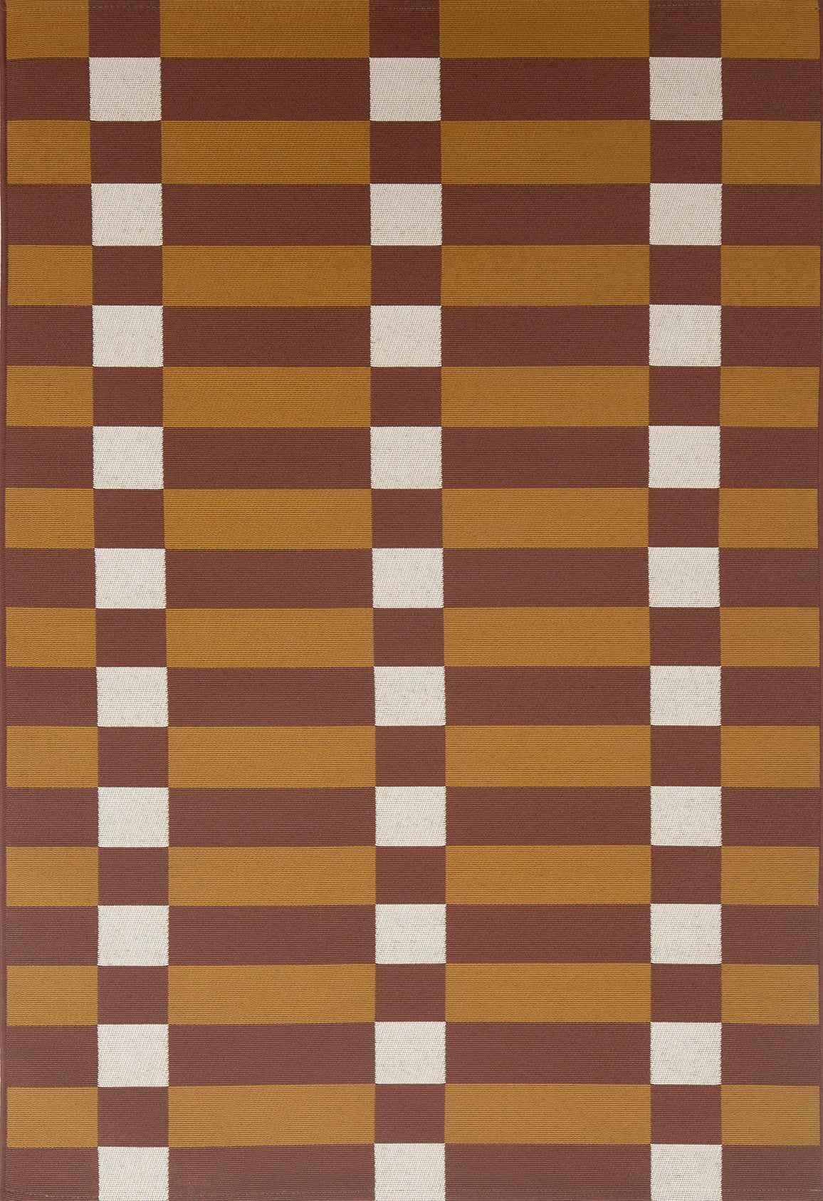RIVIERA - Tapis d'extérieur au design quadrillé marron - RIV706MAR RIVIERA