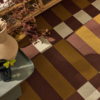RIVIERA - Tapis d'extérieur au design quadrillé marron - RIV706MAR RIVIERA