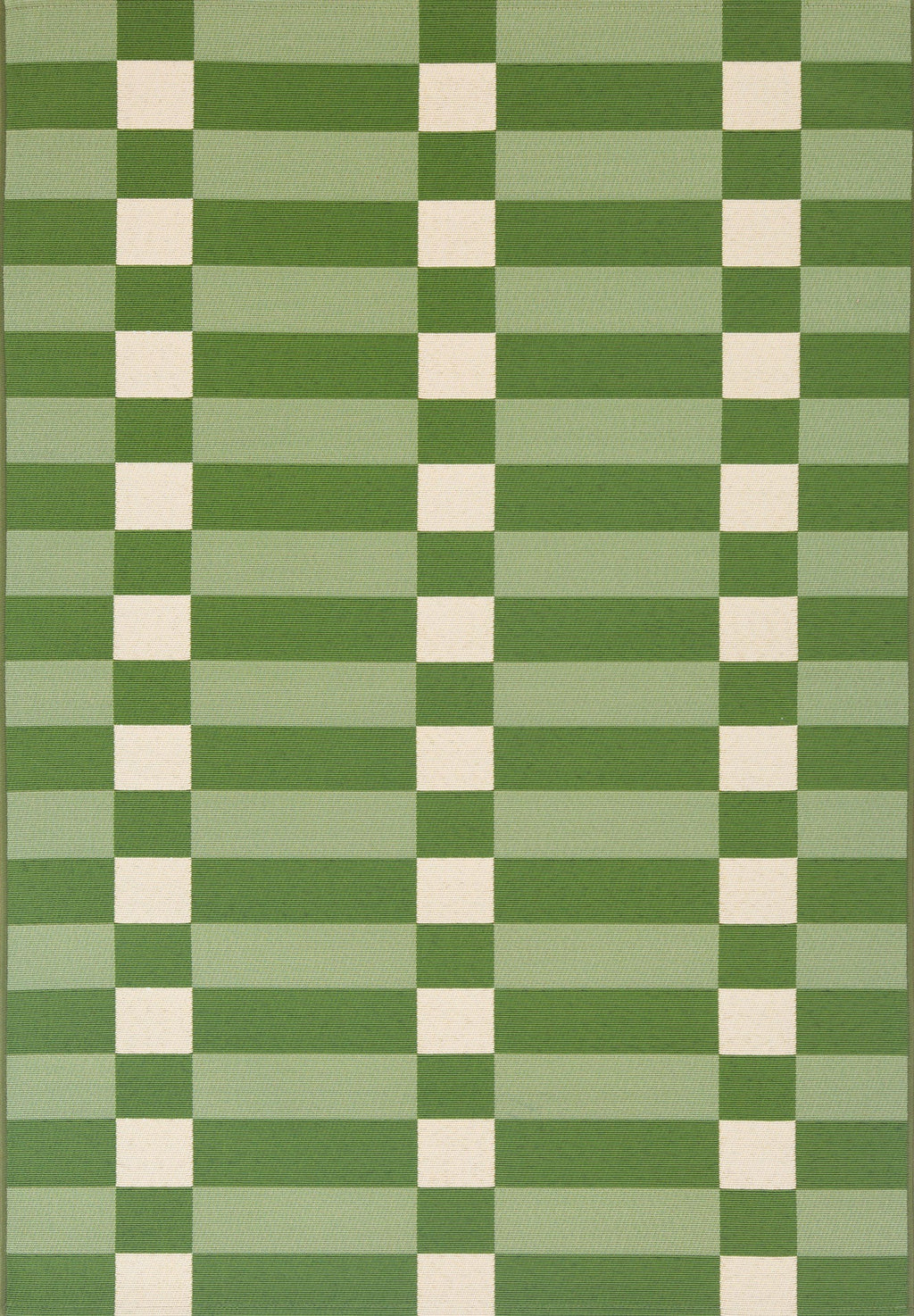 RIVIERA - Tapis d'extérieur au design quadrillé vert - RIV706VER RIVIERA