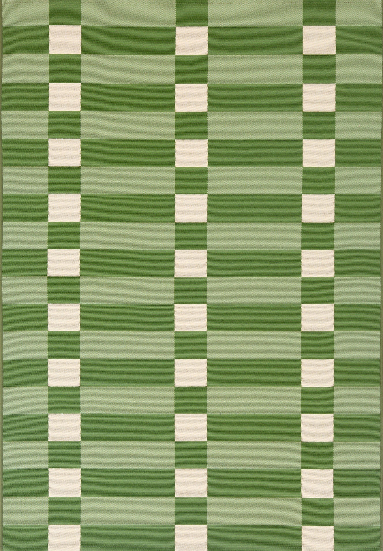RIVIERA - Tapis d'extérieur au design quadrillé vert - RIV706VER RIVIERA
