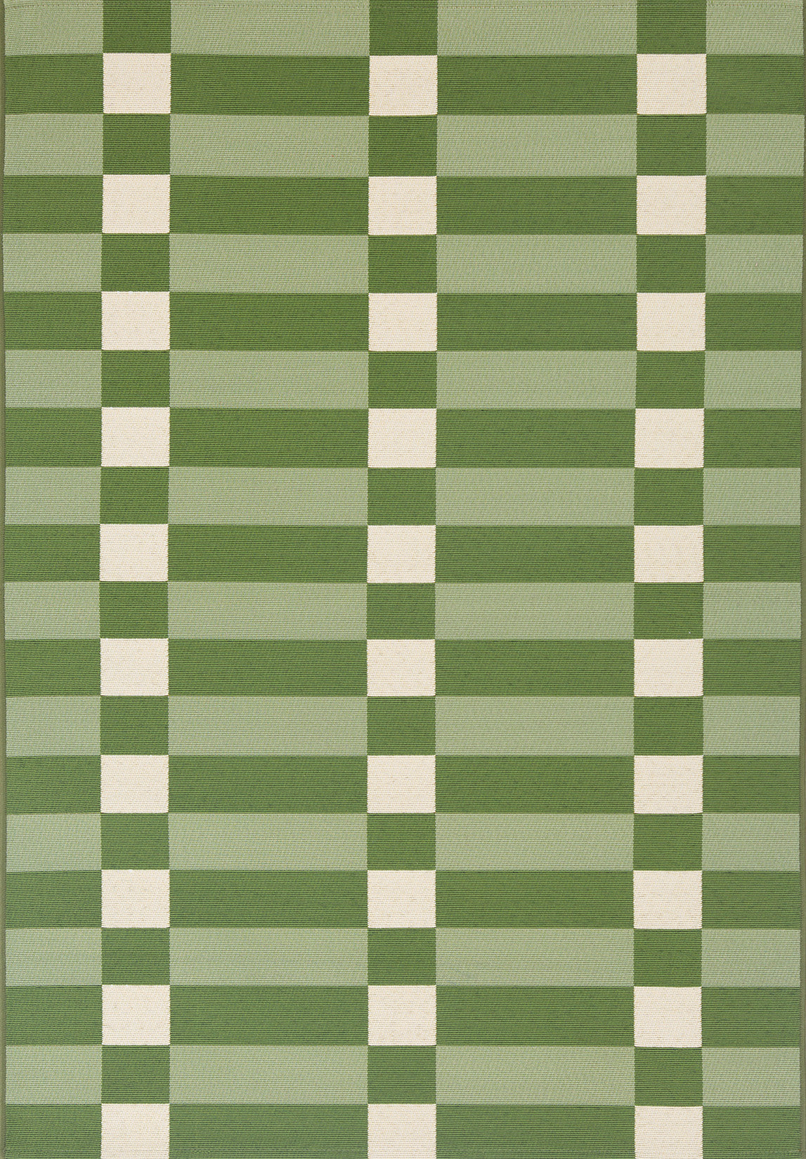 RIVIERA - Tapis d'extérieur au design quadrillé vert - RIV706VER RIVIERA