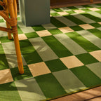 RIVIERA - Tapis d'extérieur au design quadrillé vert - RIV706VER RIVIERA