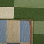 RIVIERA - Tapis d'extérieur au design quadrillé vert - RIV706VER RIVIERA