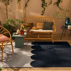 RIVIERA - Tapis d'extérieur bleu à motif festonné - RIV707BLE (Copie) RIVIERA