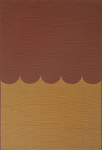 RIVIERA - Tapis d'extérieur marron à motif festonné - RIV707MAR RIVIERA