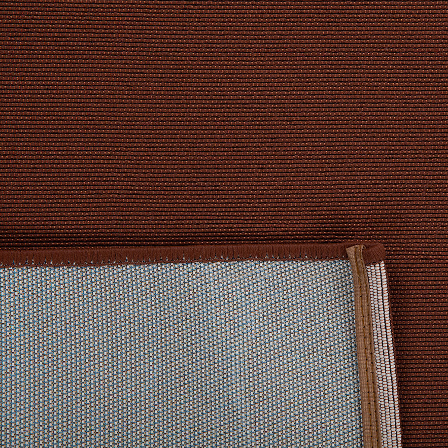 RIVIERA - Tapis d'extérieur marron à motif festonné - RIV707MAR RIVIERA