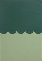 RIVIERA - Tapis d'extérieur vert à motif festonné - RIV707VER RIVIERA