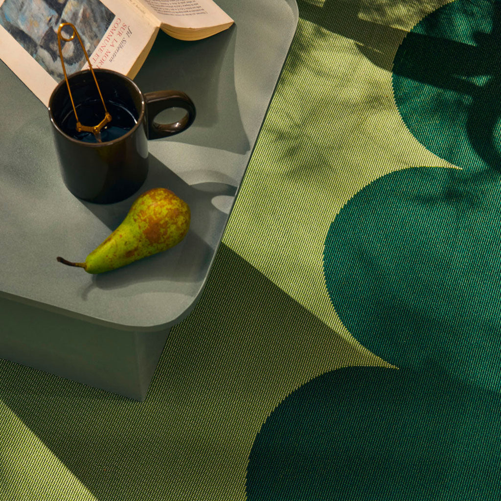 RIVIERA - Tapis d'extérieur vert à motif festonné - RIV707VER RIVIERA