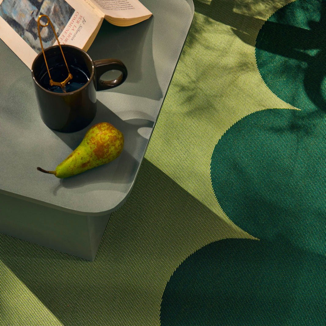 RIVIERA - Tapis d'extérieur vert à motif festonné - RIV707VER RIVIERA