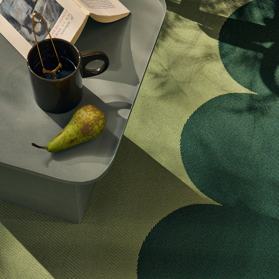 RIVIERA - Tapis d'extérieur vert à motif festonné - RIV707VER RIVIERA