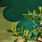 RIVIERA - Tapis d'extérieur vert à motif festonné - RIV707VER RIVIERA
