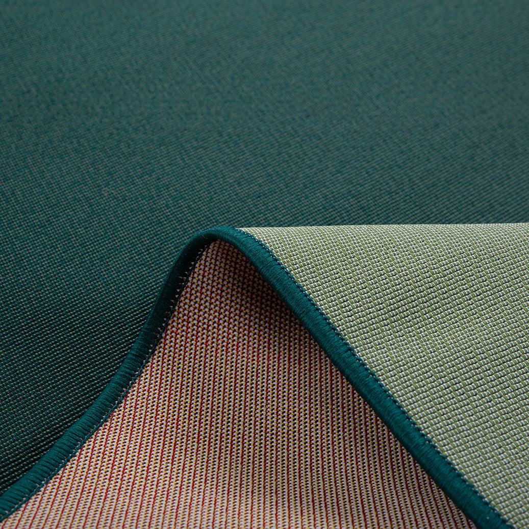 RIVIERA - Tapis d'extérieur vert à motif festonné - RIV707VER RIVIERA