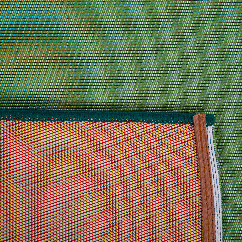RIVIERA - Tapis d'extérieur vert à motif festonné - RIV707VER RIVIERA