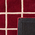 Rouge d'orage – Tapis en laine – P_RO1010ROU Rouge d'orage